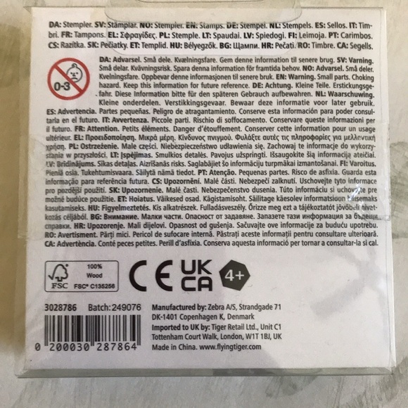 STAMPING SET / WOOD - Picture 5 of 6